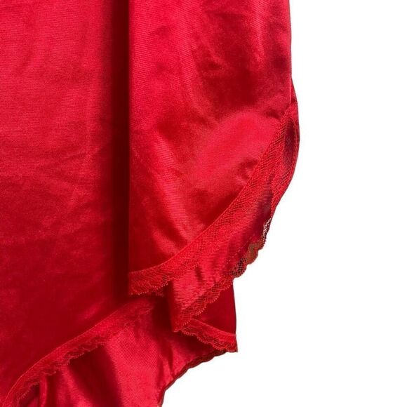 Vintage Olga Pinup Style Red Teddy - Picture 5 of 6